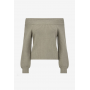 CMCOLIN - RIBBED PULLOVER IN BEIGE