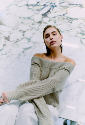 CMCOLIN - RIBBED PULLOVER...