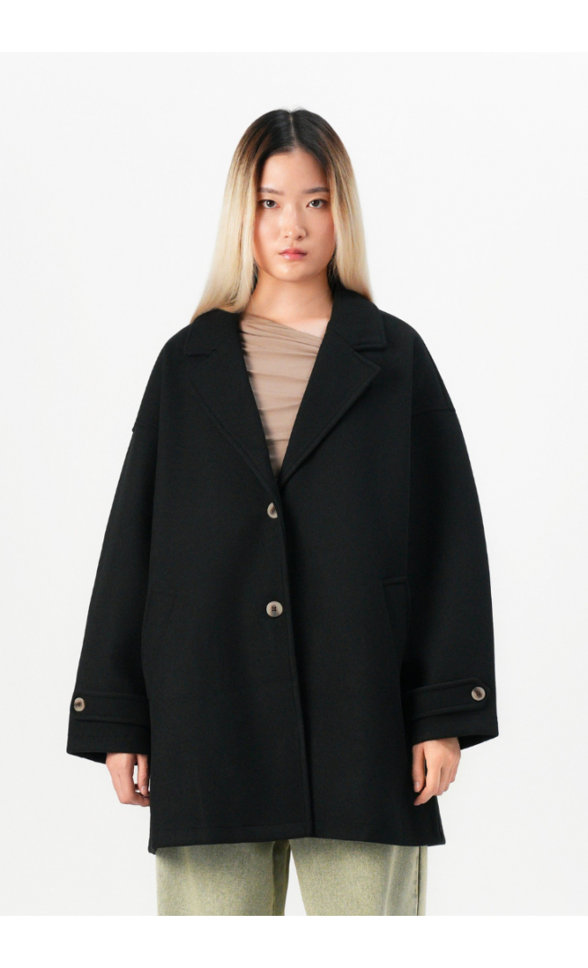 Noisy May- Short coat - black