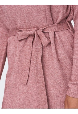 Only Belt Dress  dusty rose