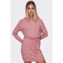 Only Belt Dress  dusty rose
