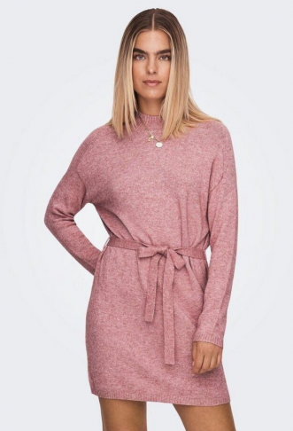 Only Belt Dress  dusty rose