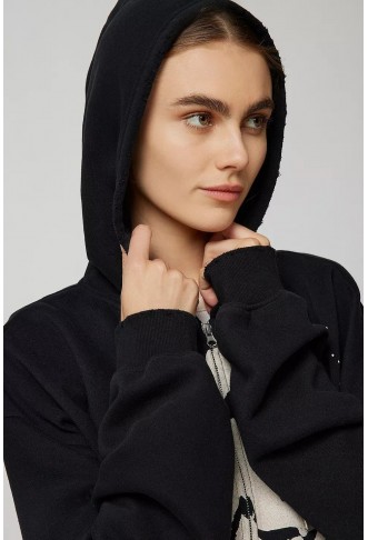 BDG Urban Outfitters - Zip-up sweatshirt - black