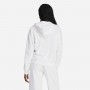 Women's  White Zip-Up Hoodie