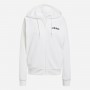 Women's  White Zip-Up Hoodie