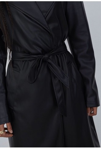 LeGer - Faux leather jacket - black