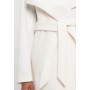 VILA VICOOLEY COLLAR BELT COAT