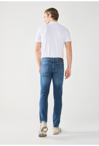 Pier One Jeans Tapered Fit - blue denim