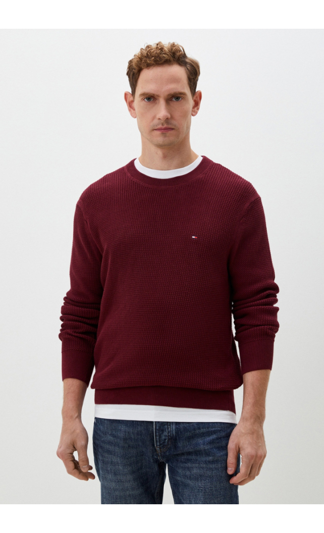 Tommy Hilfiger Knit Structure Crew Neck
