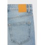 Relaxed-fit jeans in blue marble-effect denim
