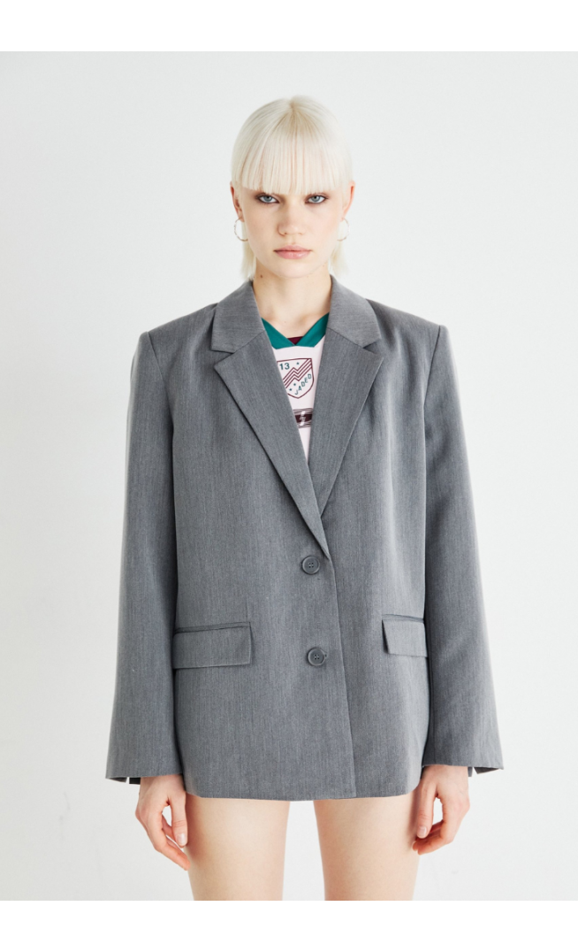 Gina Tricot - Blazer - grey melange
