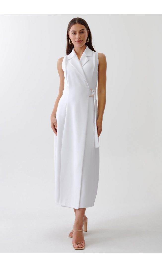 TUSSAH ALONDRA MIDI - Day dress - white