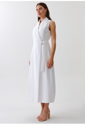 TUSSAH ALONDRA MIDI - Day dress - white
