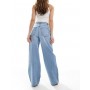 New Look Adalae wide leg jean in blue