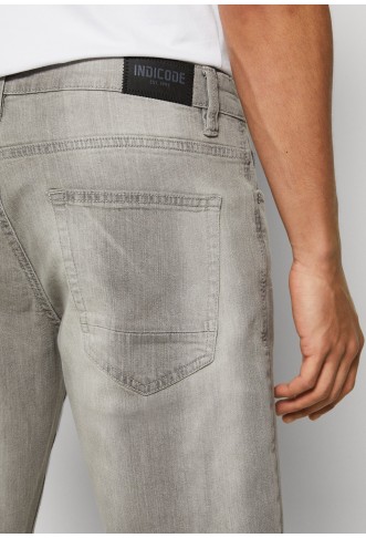 INDICODE JEANS Slim fit jeans - light grey