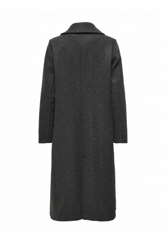 ONLY  - Classic coat - dark grey melange