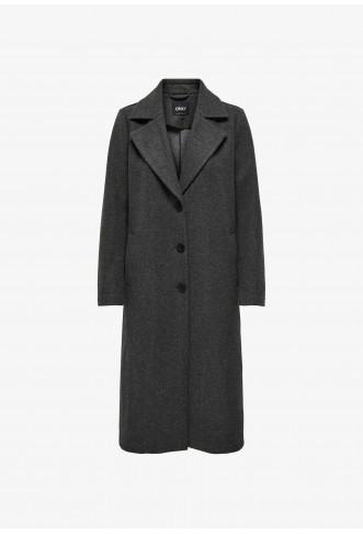 ONLY  - Classic coat - dark grey melange
