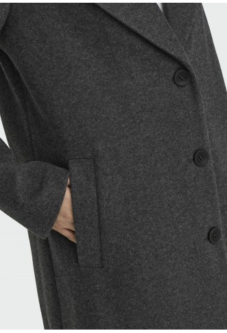 ONLY  - Classic coat - dark grey melange