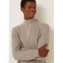 New Look ZIP NECK - Jumper - cream