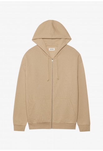 YOURTURN UNISEX - Zip-up sweatshirt - tan