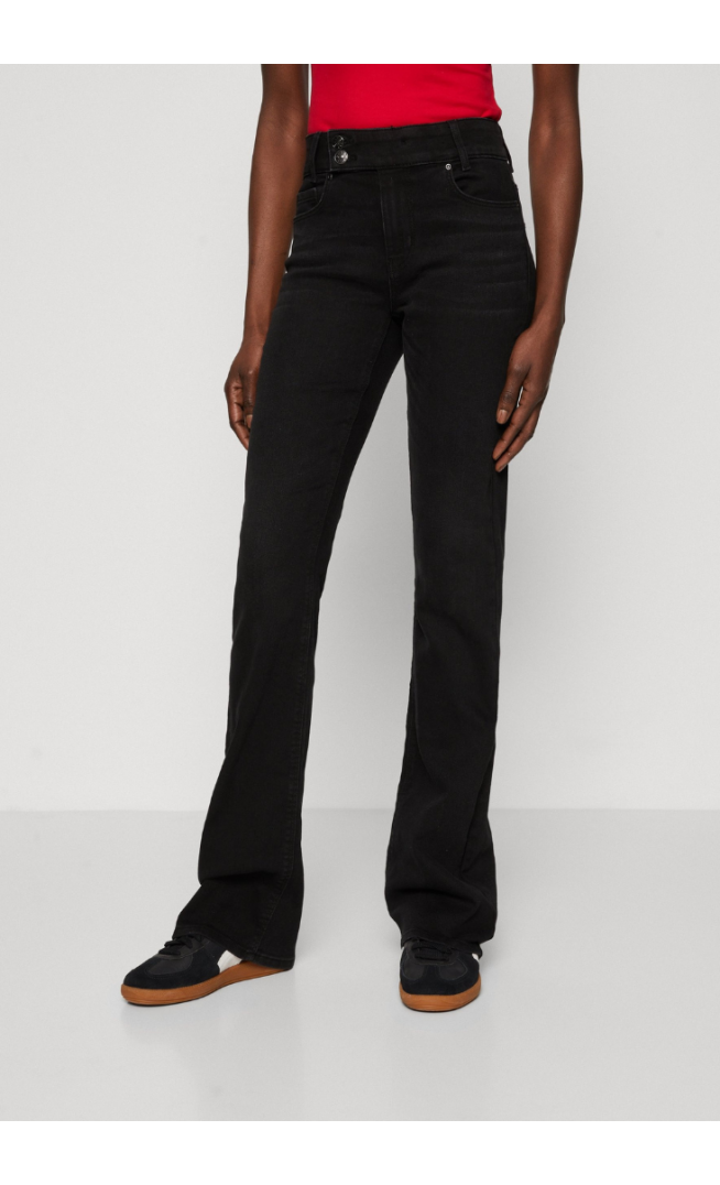 ONLY  - Flared Jeans - washed black