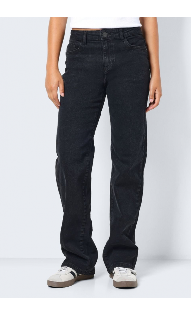 Noisy May Wide Leg - black