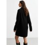 New Look HALF ZIP MINI - Jumper dress - black