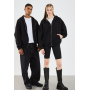 YOURTURN  - Zip-up unisex sweatshirt - black