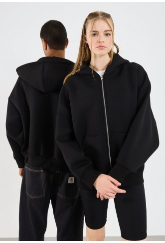 YOURTURN  - Zip-up unisex sweatshirt - black