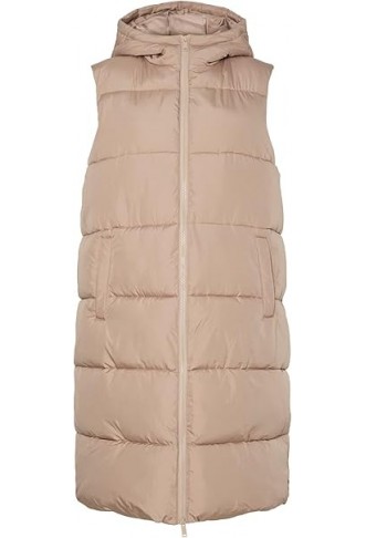 PIECES Women's Long Puffer