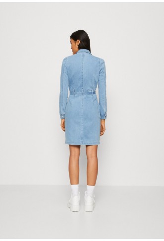 ONLY - Denim dress - light blue denim