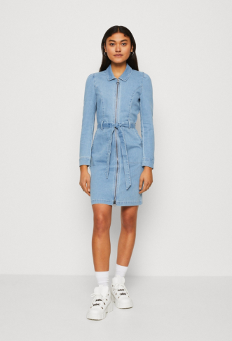 ONLY - Denim dress - light...