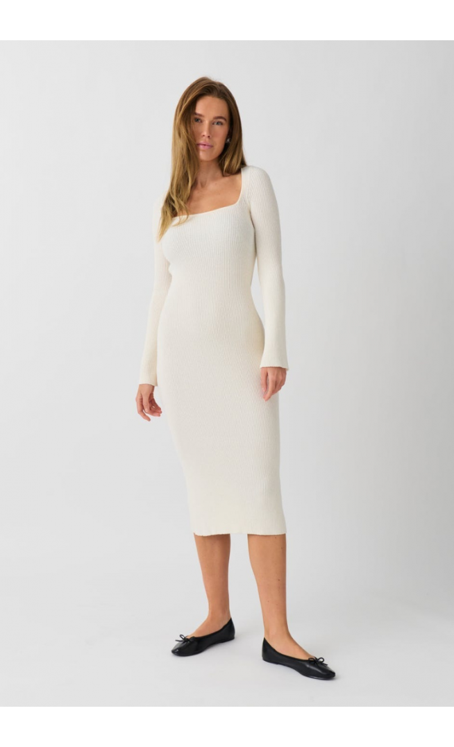 Ginatricot Knitted midi dress