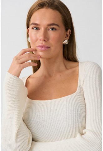 Ginatricot Knitted midi dress