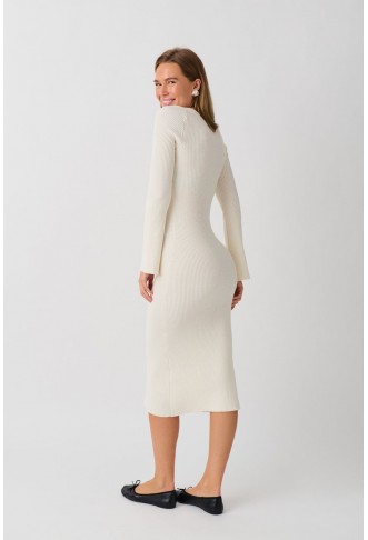 Ginatricot Knitted midi dress