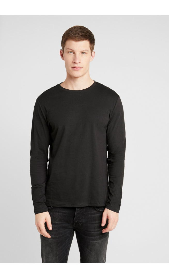 Pier One  - BLACK - Long sleeved top - black