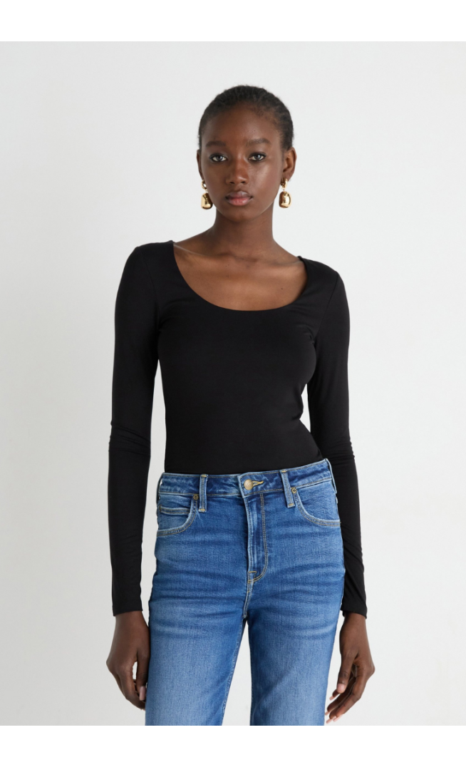 Gina Tricot SOFT TOUCH BODY - black