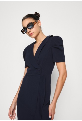 VILA VICLARA MIDI DRESS - navy