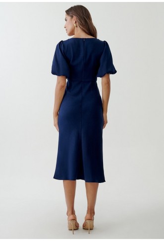 TUSSAH SONDRA MIDI - Shift dress - navy blue