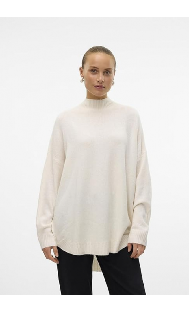 Vero Moda VMPLAZA LS HIGHNCK LONG GA NOOS - Jumper