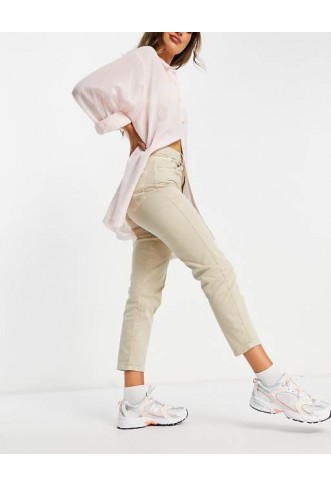 Stradivarius Petite slim mom jean