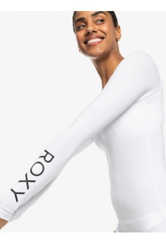 Long Sleeve Zip-Up Rash Vest for Women