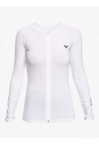Long Sleeve Zip-Up Rash Vest for Women