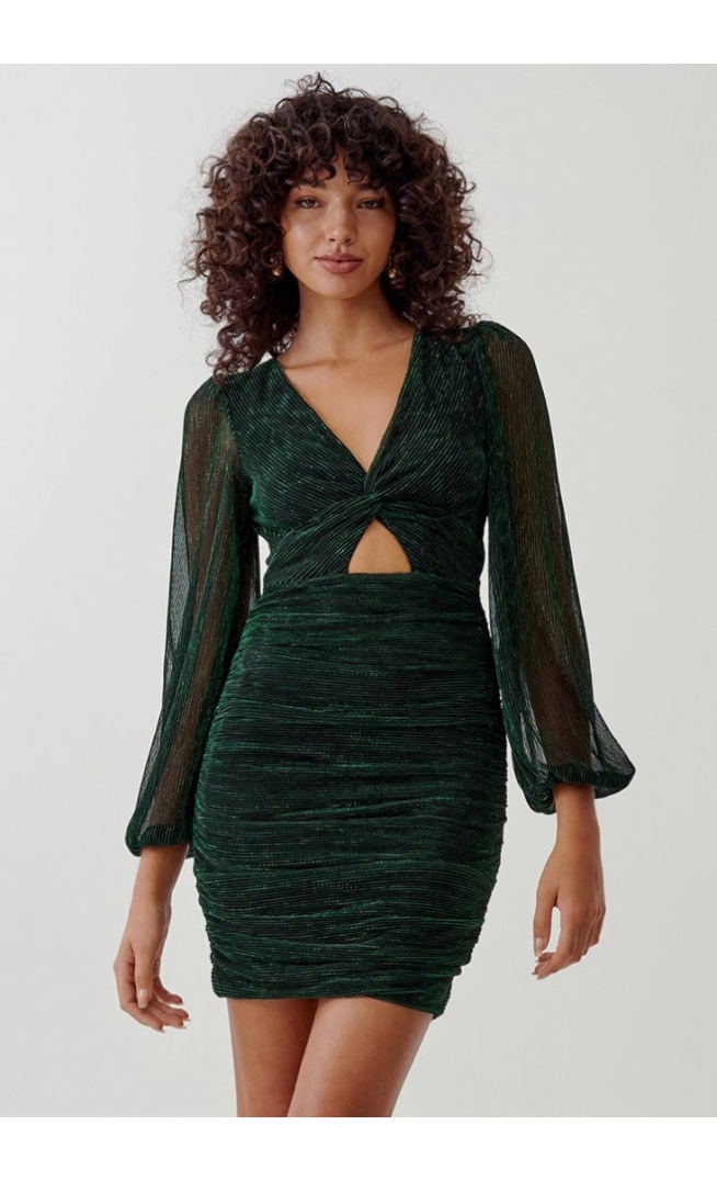 CHANCERY SIONA MINI - Party dress - emerald plisse
