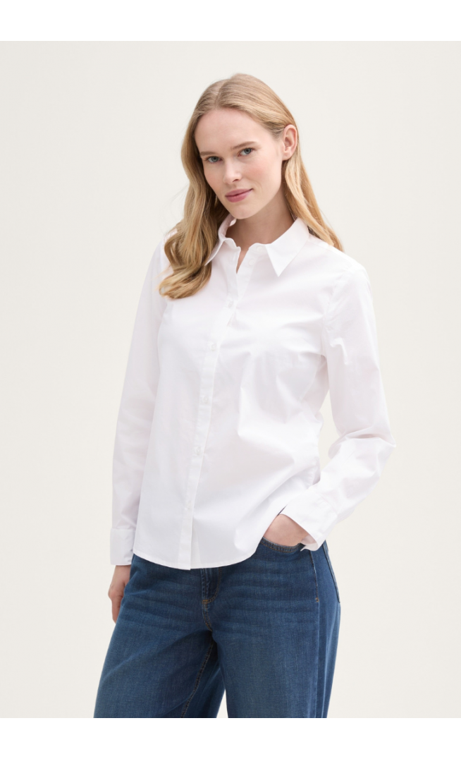 Poplin shirt blouse