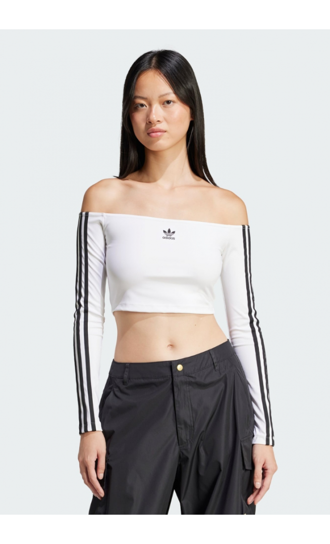 Adicolor Off Shoulder Long Sleeve Long-Sleeve Top