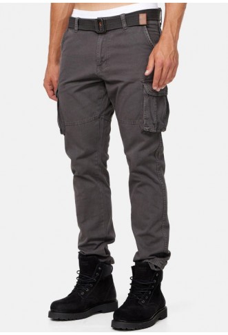 INDICODE - Cargo trousers - grey