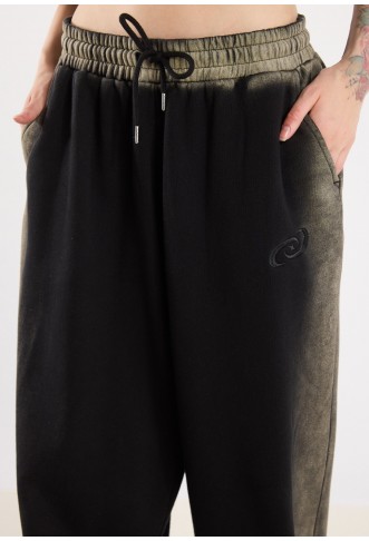 YOURTURN UNISEX - Tracksuit bottoms - black