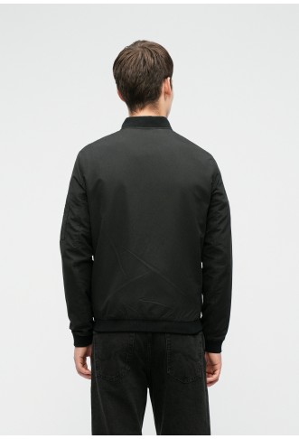 Jack & Jones JJERUSH - Bomber Jacket - black
