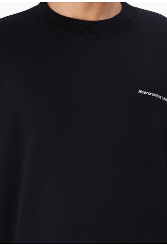 Abercrombie- Sweatshirt - casual black